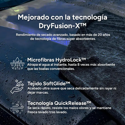 Thirsty Toalla de Secado – ¡El primer imán de agua del mundo!
