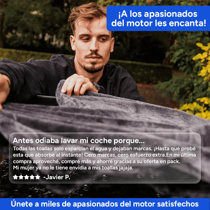 Thirsty Toalla de Secado – ¡El primer imán de agua del mundo!