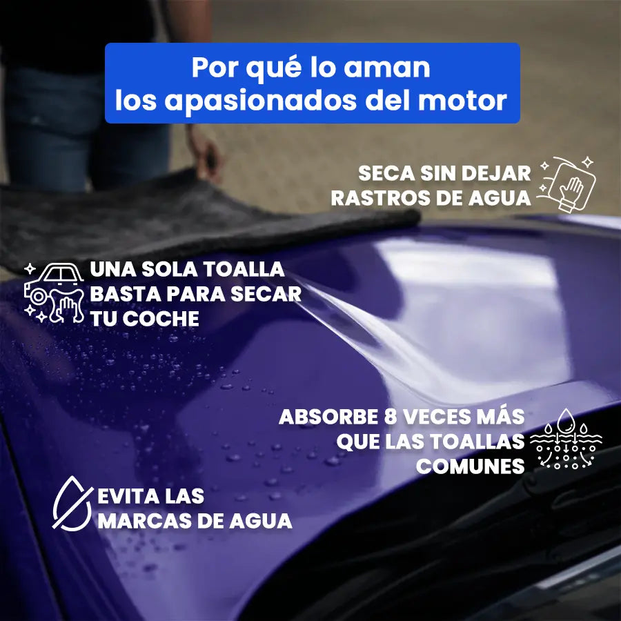 Thirsty Toalla de Secado – ¡El primer imán de agua del mundo!